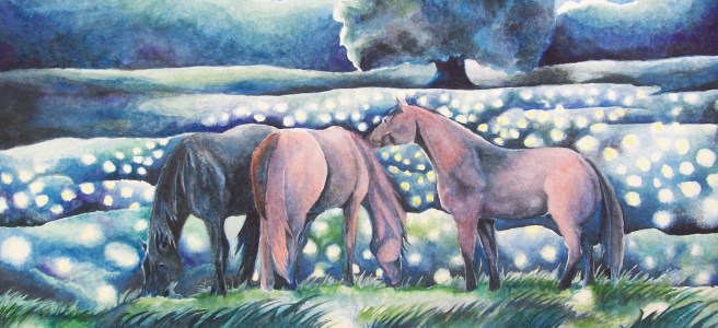 Summer Night by Laurel Anne Equine Art