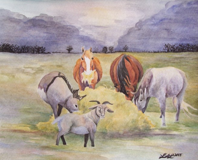 Thanksgiving by Laurel Anne Equine Art