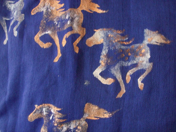 Running Arabian Horse Stencil by Laurel Anne Equine Art